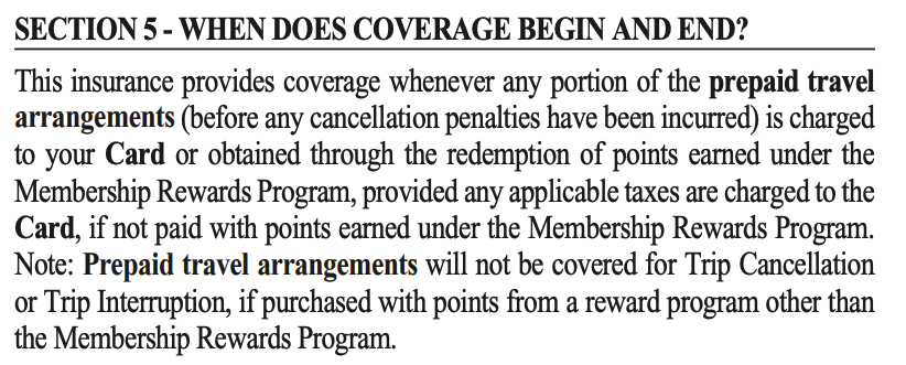 assurance voyage amex or