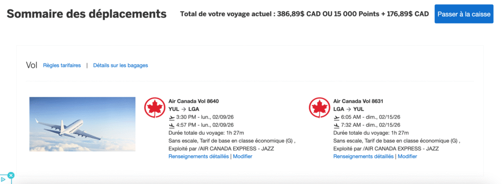 Amex Fixed Travel – Continue to checkout -EN