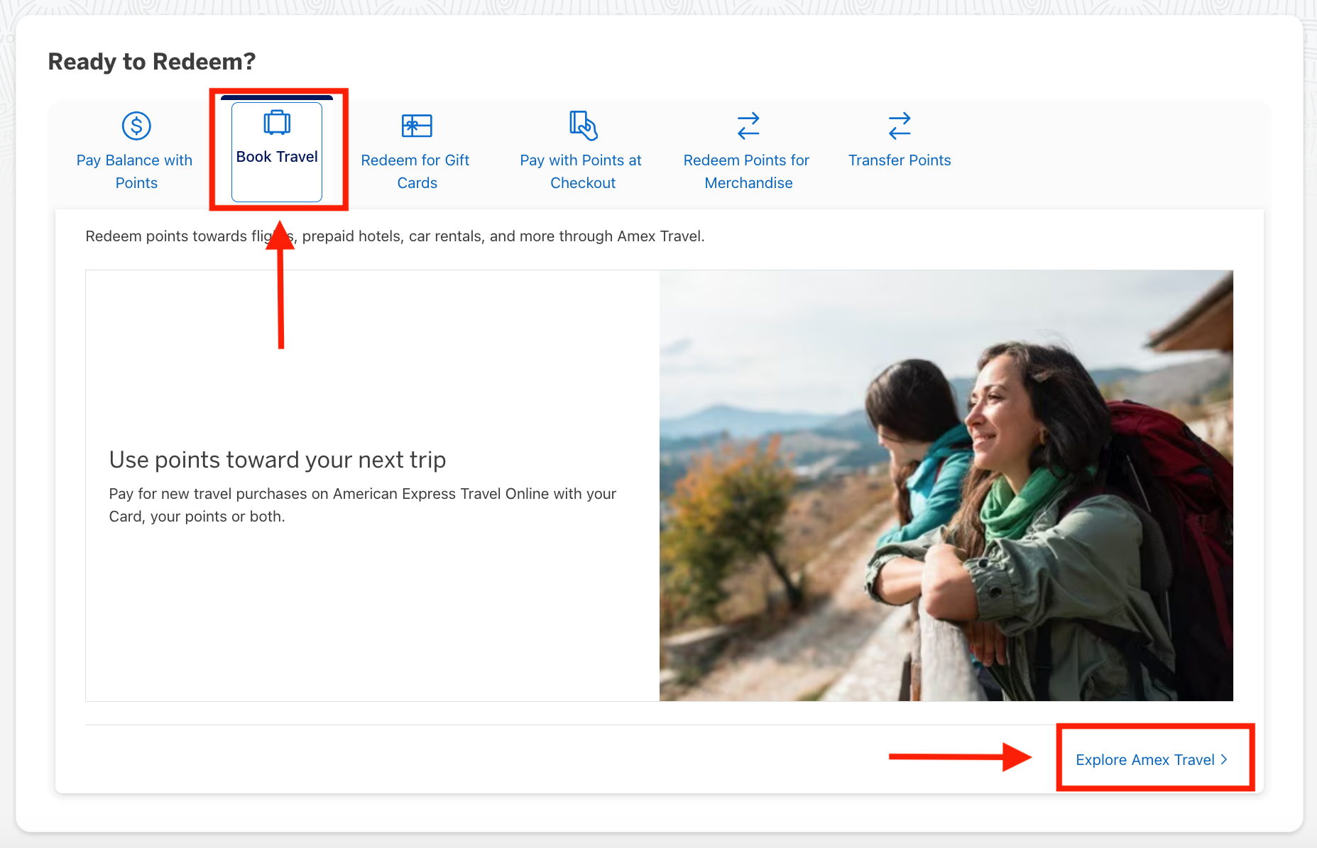 Amex Fixed Points Travel: How Does It Work? - Ready to Redeem EN
