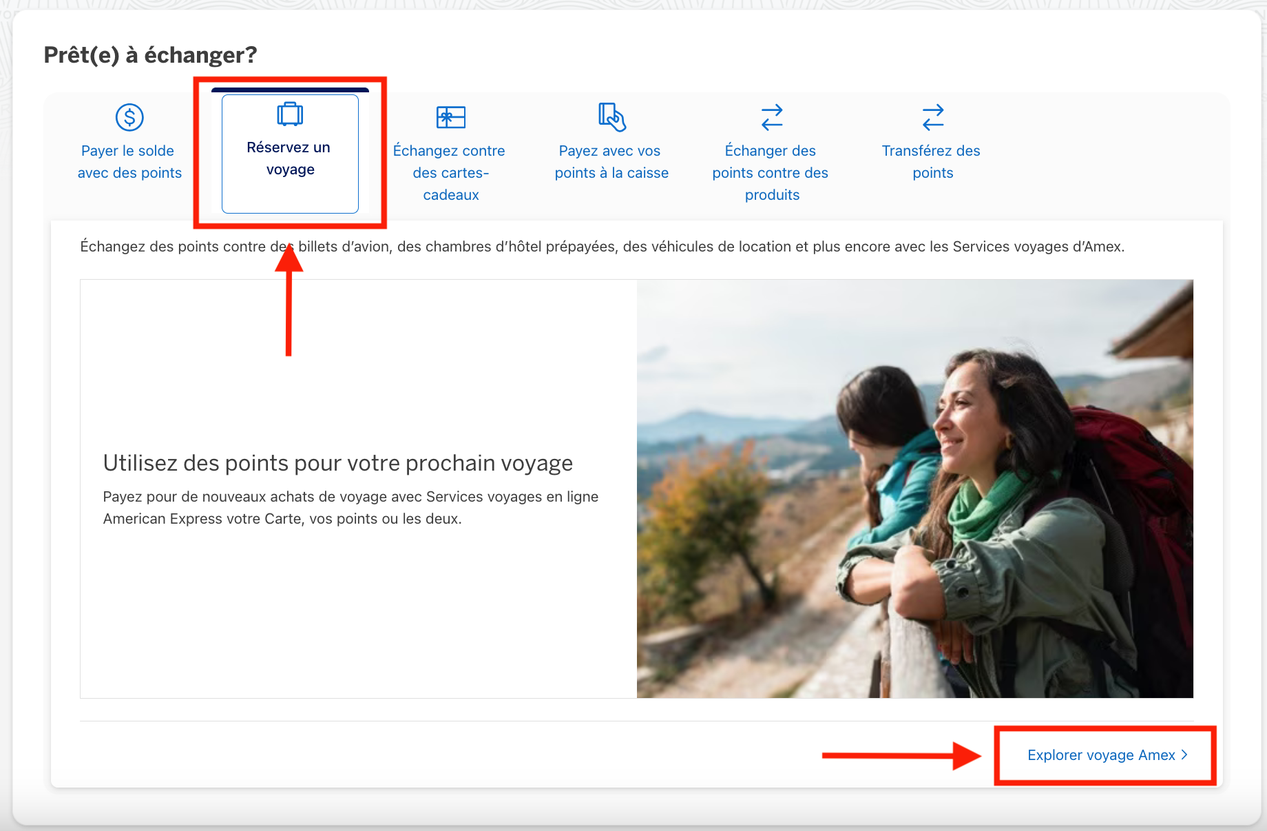 Programme de voyage à points fixes d'Amex&nbsp;: Comment ça fonctionne&nbsp;? - Prêt à échanger FR