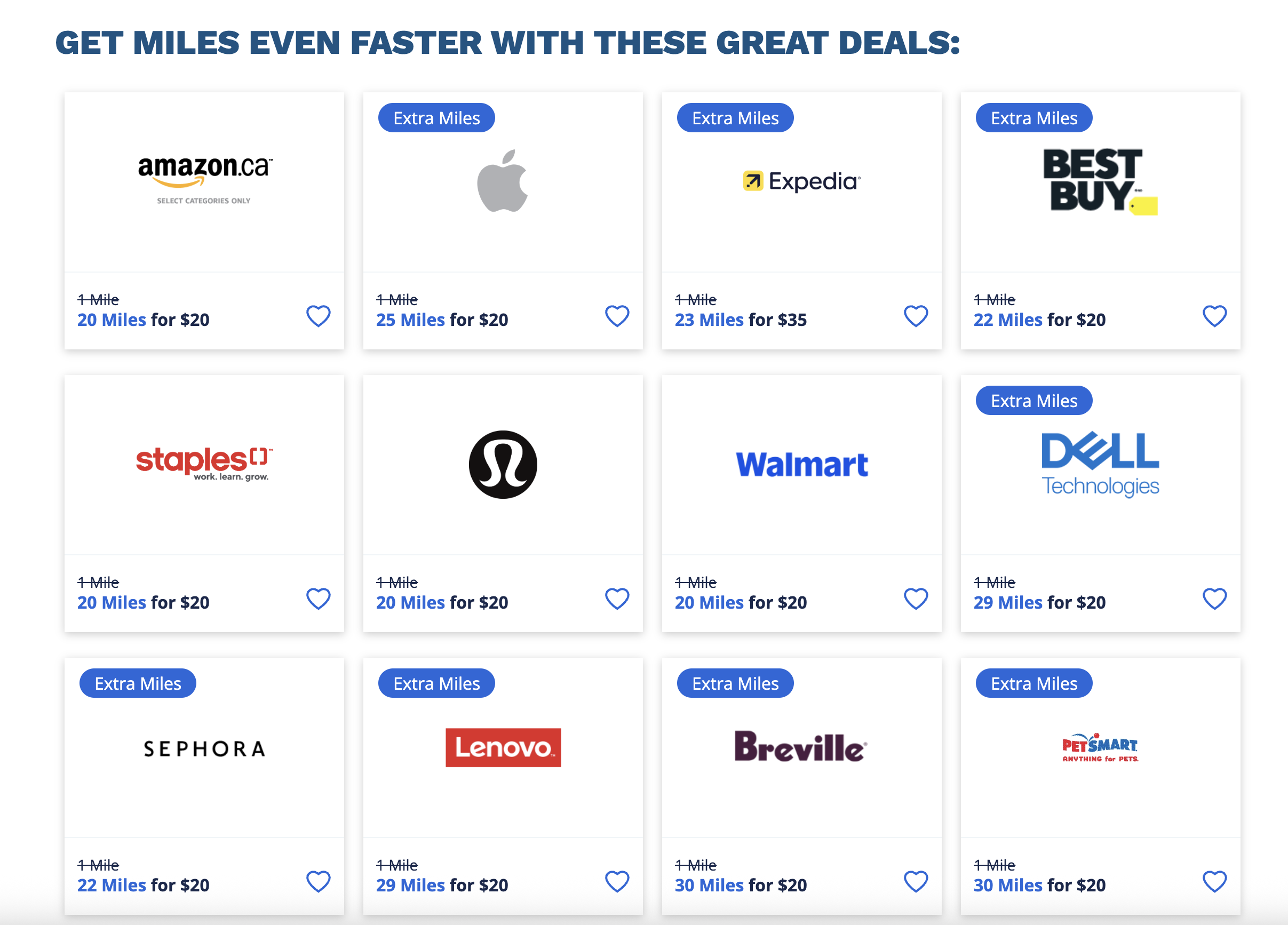 AIR MILES: Up to 20x miles for Black Friday with airmilesshops.ca - Magasins EN