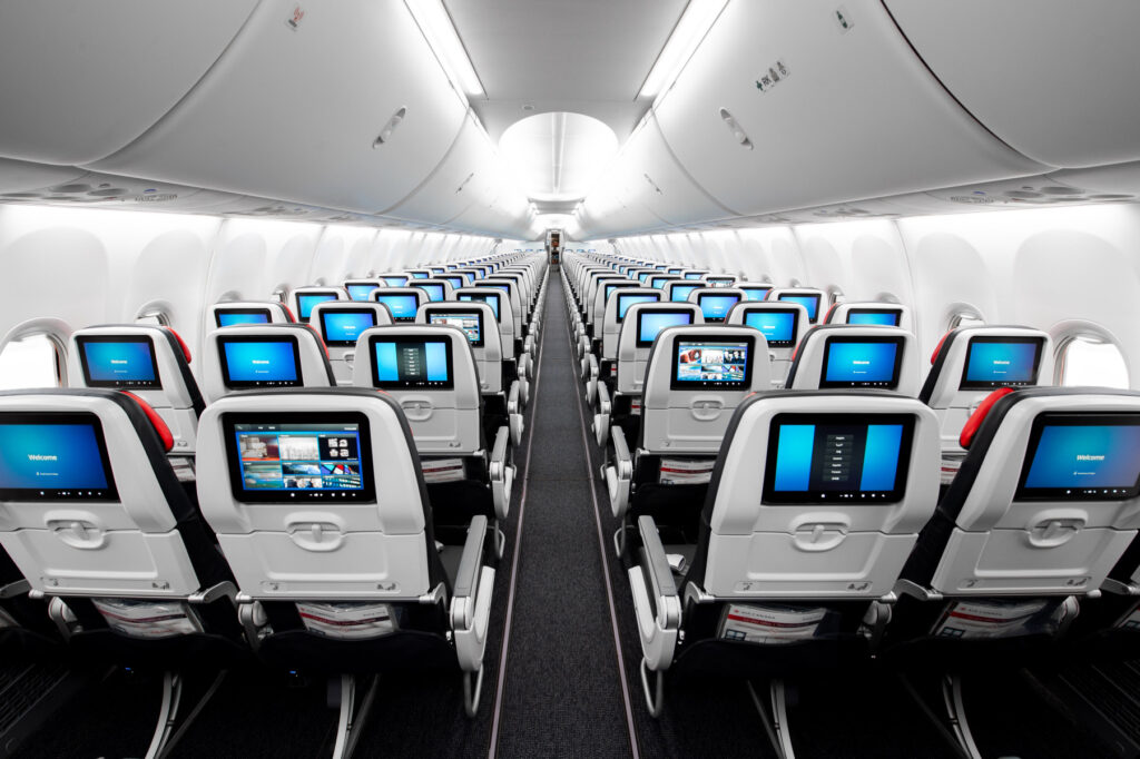 air canad boeing 737 max 8 interieur