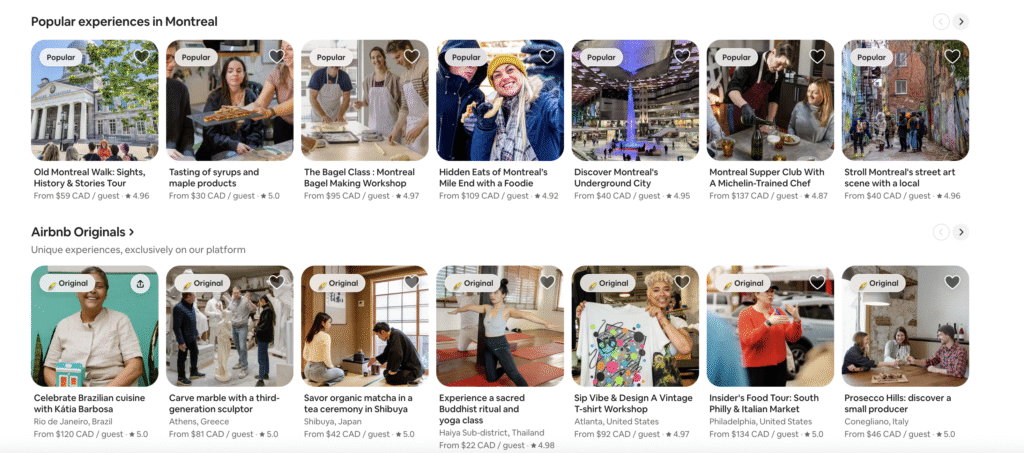 Airbnb experiences FR