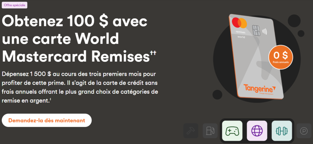 Carte World Mastercard Remises Tangerine
