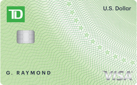td us dollar visa card