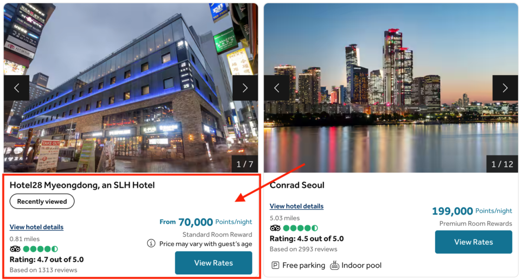 Marriott vs Hilton - Hilton comparison property EN