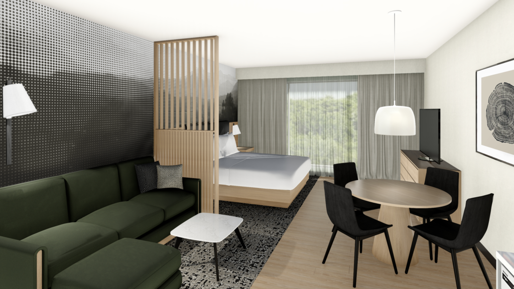 Nouvelle hotel Marriott Bromont chambre