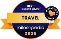 2026 Awards Best Community Travel Credit Card