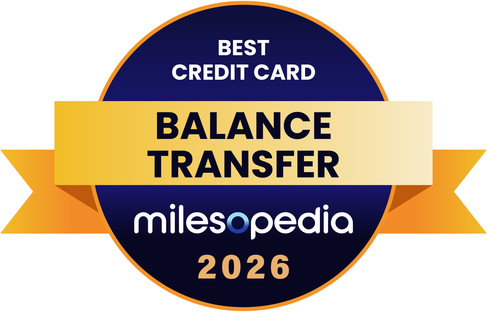 Milesopedia 2026 Awards: Best Programs, Credit Cards, and Bank Accounts in Canada - 2026 Awards Best Credit Card for Balance Transfers