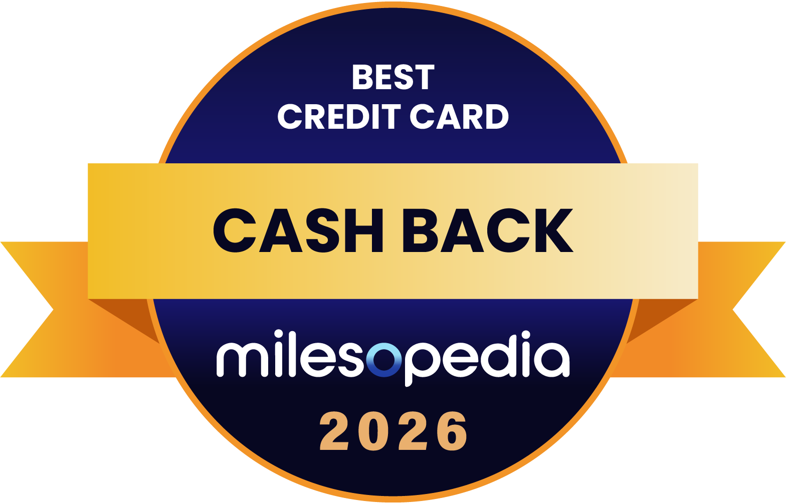 Milesopedia 2026 Awards: Best Programs, Credit Cards, and Bank Accounts in Canada - 2026 Awards Best Cash Back Credit Card