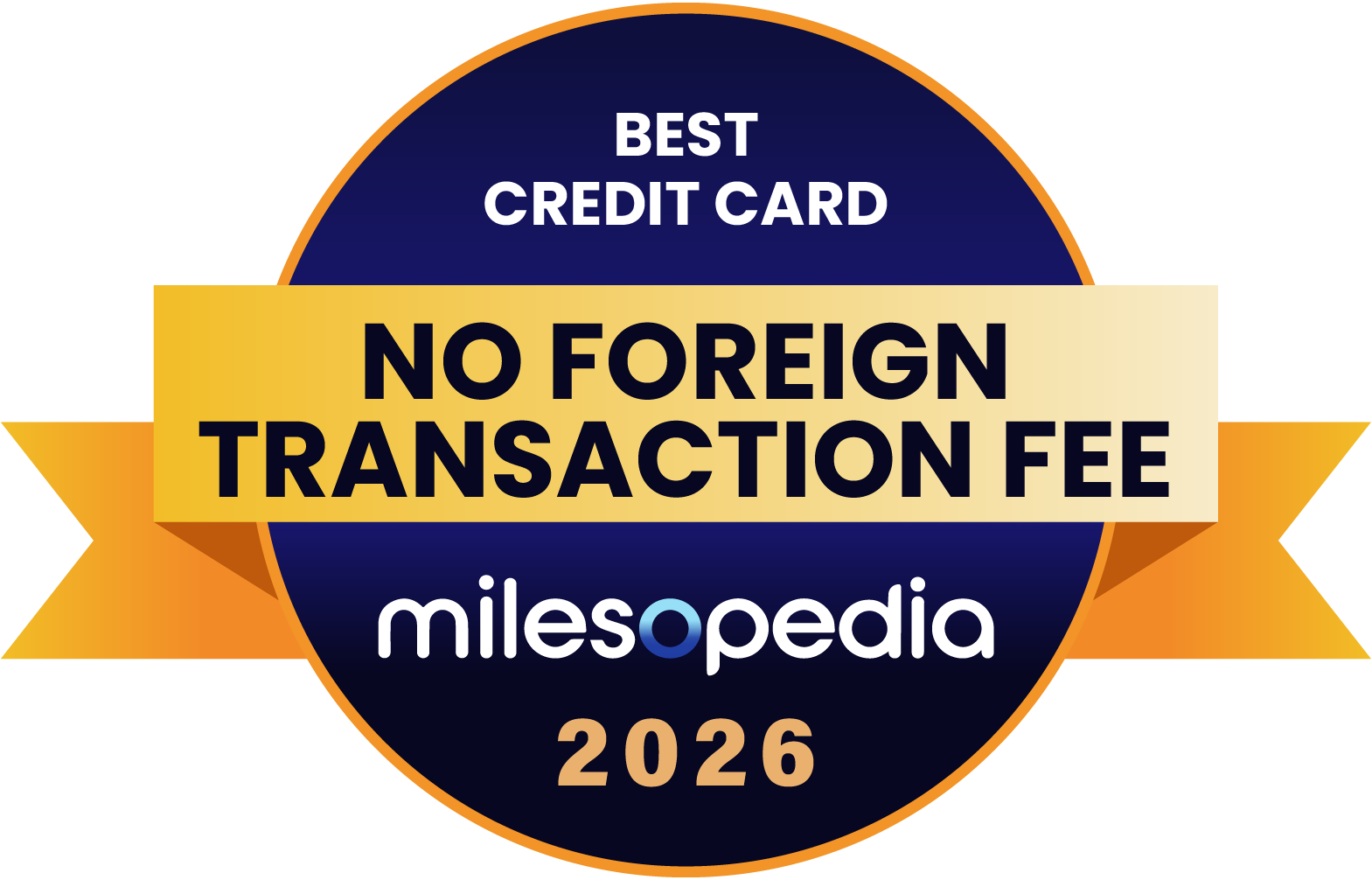 Milesopedia 2026 Awards: Best Programs, Credit Cards, and Bank Accounts in Canada - 2026 Awards Best Credit Card with No Foreign Transaction Fees