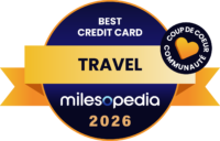 2026 Awards Best Community Travel Credit Card