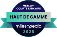 Palmares2026 Meilleur compte bancaire haut de gamme
