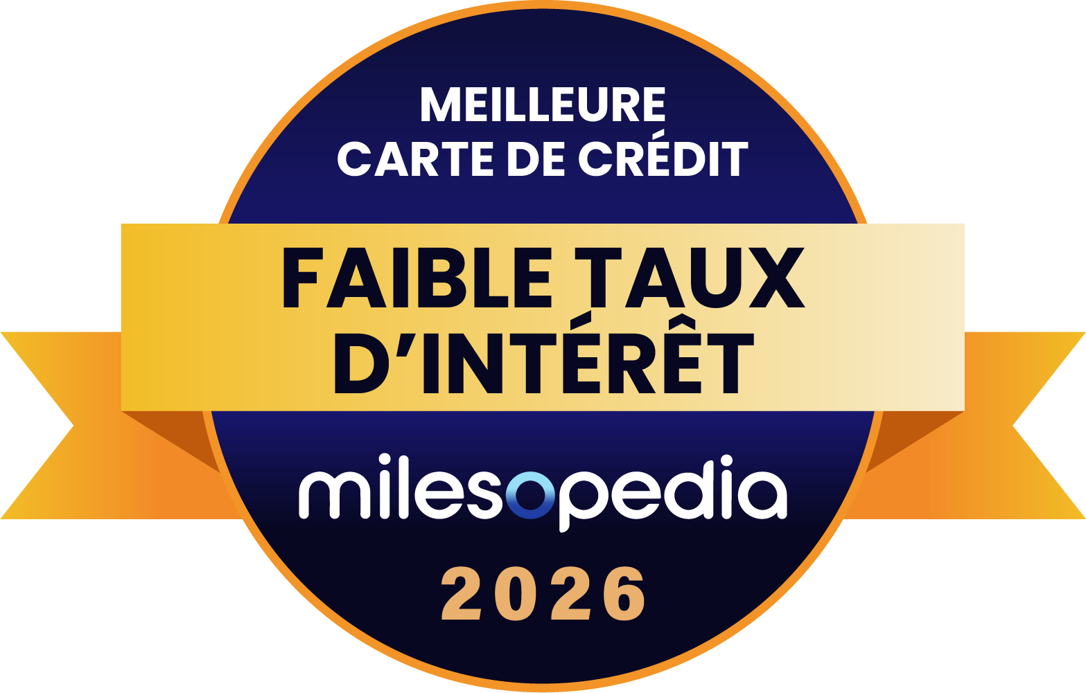 Palmarès Milesopedia 2026 : meilleurs programmes, cartes de crédit et comptes bancaires au Canada - Palmares2026 Meilleure carte de crédit à faible taux d intérêt