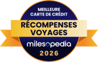 Palmares2026 Meilleure carte de crédit avec récompenses voyages