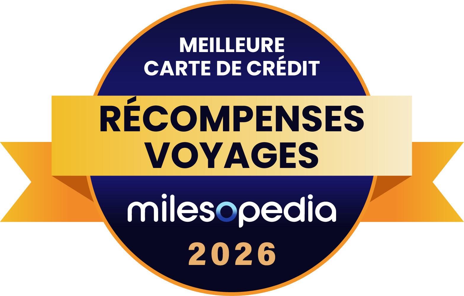 Palmarès Milesopedia 2026 : meilleurs programmes, cartes de crédit et comptes bancaires au Canada - Palmares2026 Meilleure carte de crédit avec récompenses voyages
