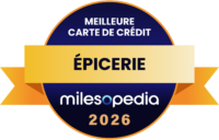 Palmares2026 Meilleure carte de crédit pour l épicerie