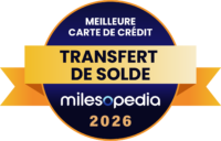 Palmares2026 Meilleure carte de crédit pour les transferts de solde
