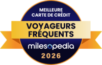 Palmares2026 Meilleure carte de crédit pour les voyageurs fréquentsMeilleure carte de crédit pour les voyageurs fréquents