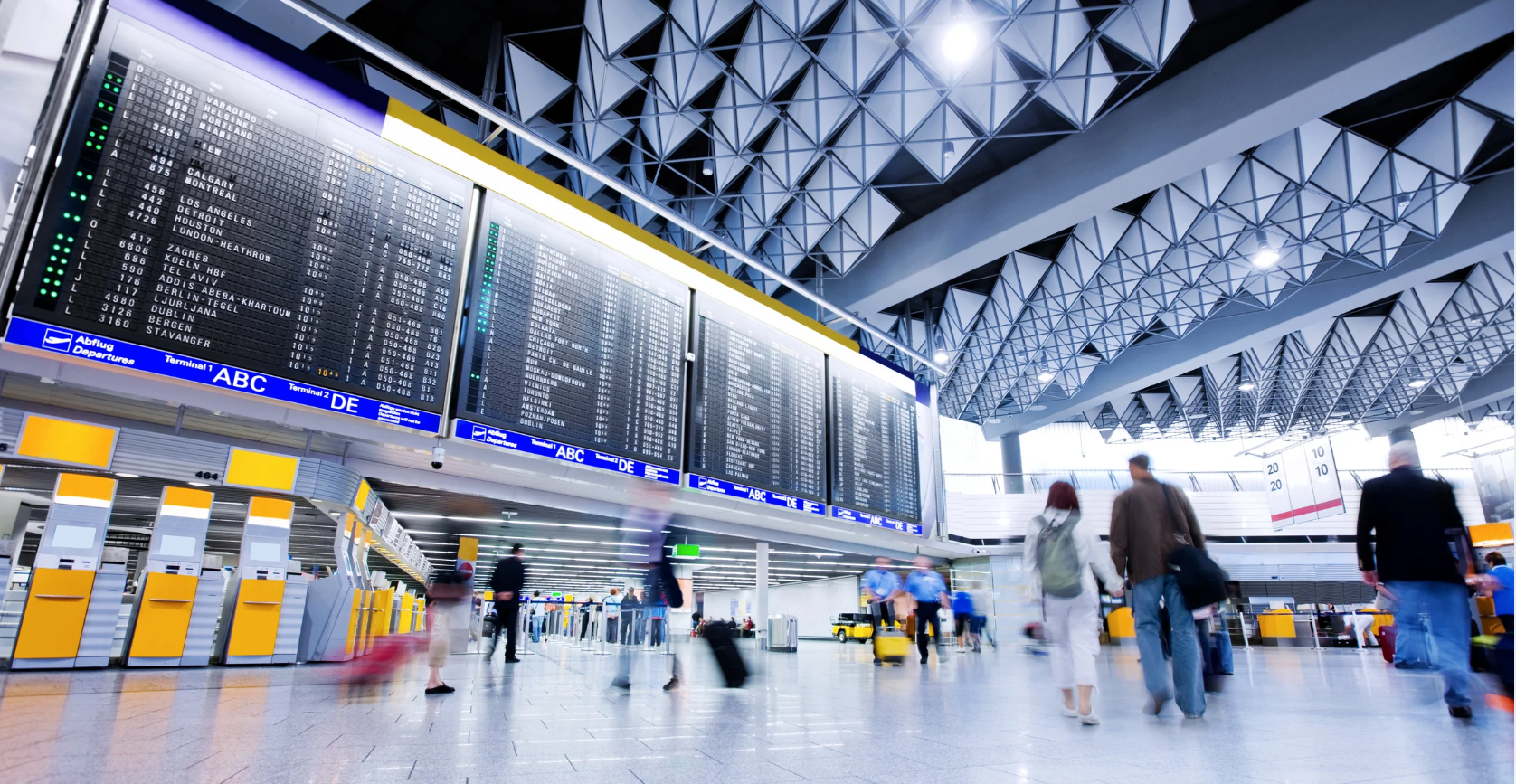 Toronto Pearson Airport Terminal, starting point for the satellite concourse