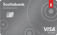 scotia momentum visa for business card