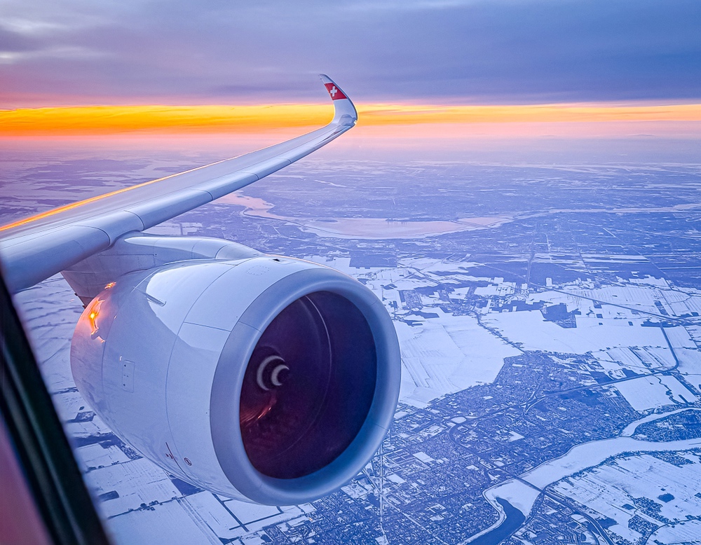 SWISS - A350 Senses - 1 A350 Lausage Aile