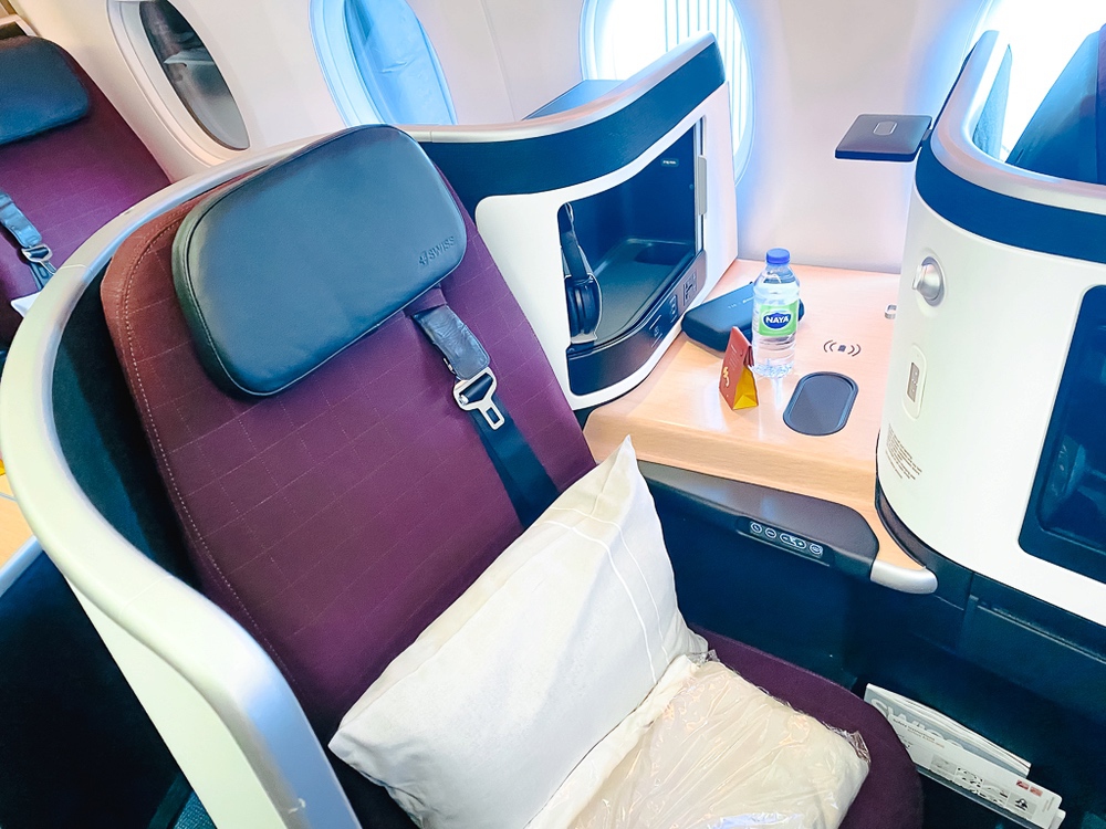SWISS - A350 Senses - Business Class - Siège sans hublot
