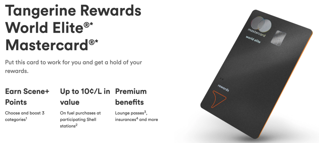 Tangerine Rewards Mastercard Promo image