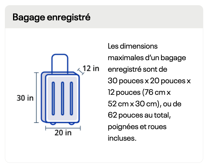 United Airlines checked baggage dimensions