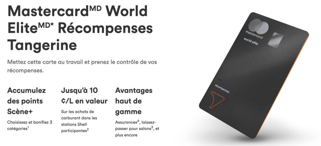 Tangerine Rewards Mastercard Promo image