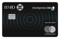 Carte Mastercard BMO Récompenses Bleu World Elite