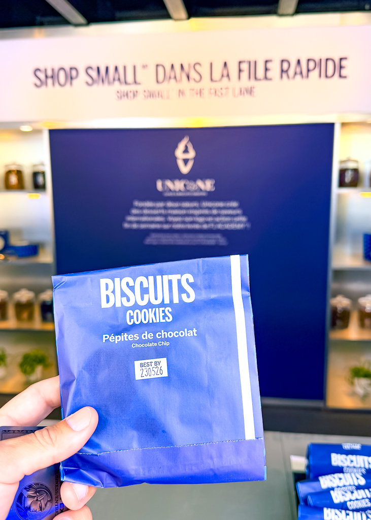 Biscuits personnalisés aux couleurs F1 Montreal distribués dans l'espace VIP Amex