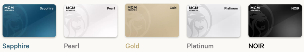 MGM Rewards elite tiers