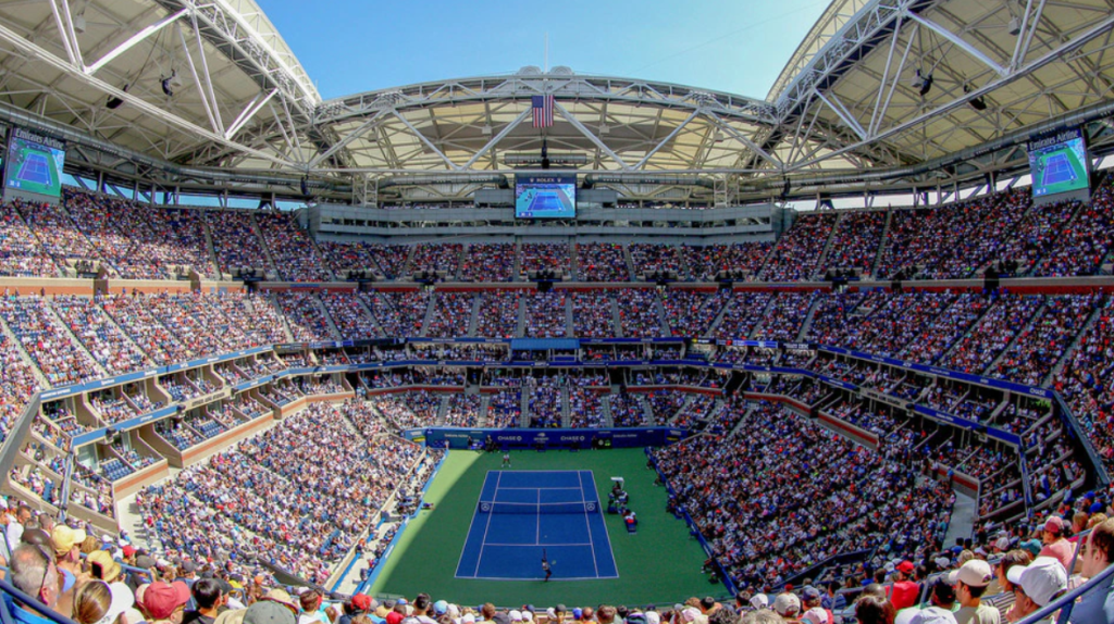 US Open NYC stadium full of people