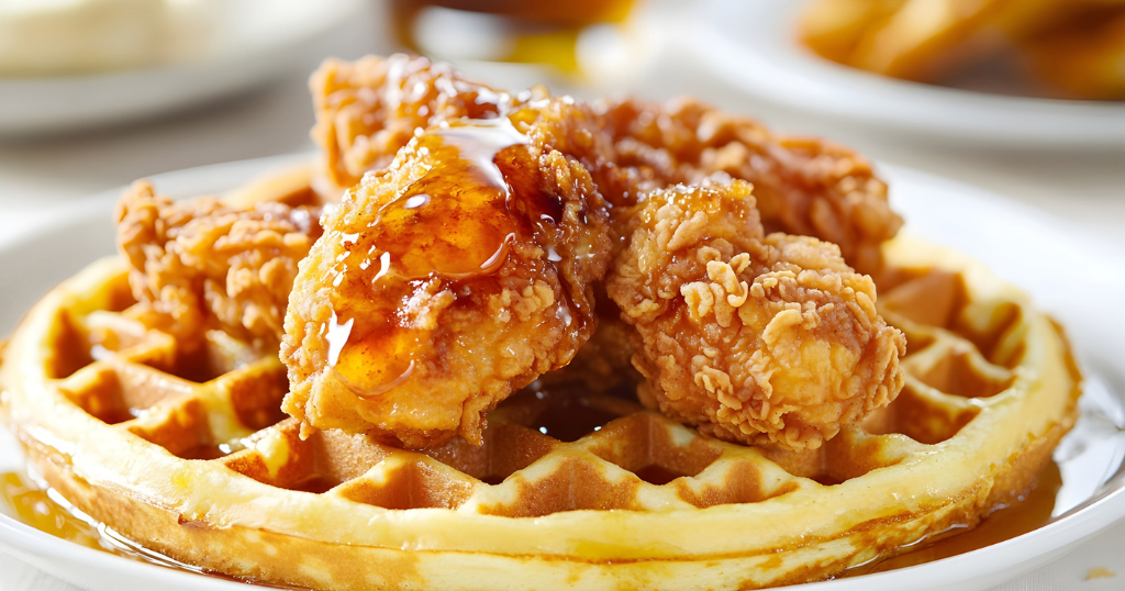chicken and waffles