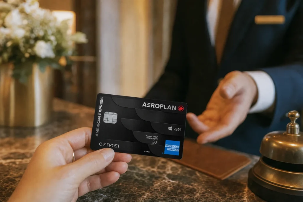 Carte Prestige Aéroplanᴹᴰ* American Expressᴹᴰ en situation hôtel