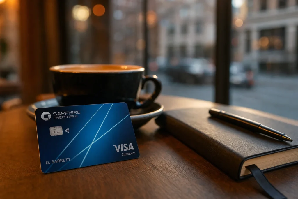 Chase Sapphire Preferred® Card en situation café