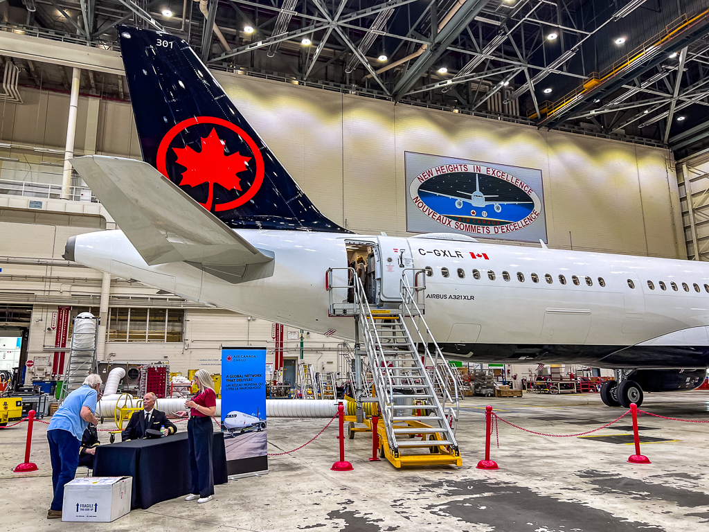 Inauguration A321XLR Air Canada 1210