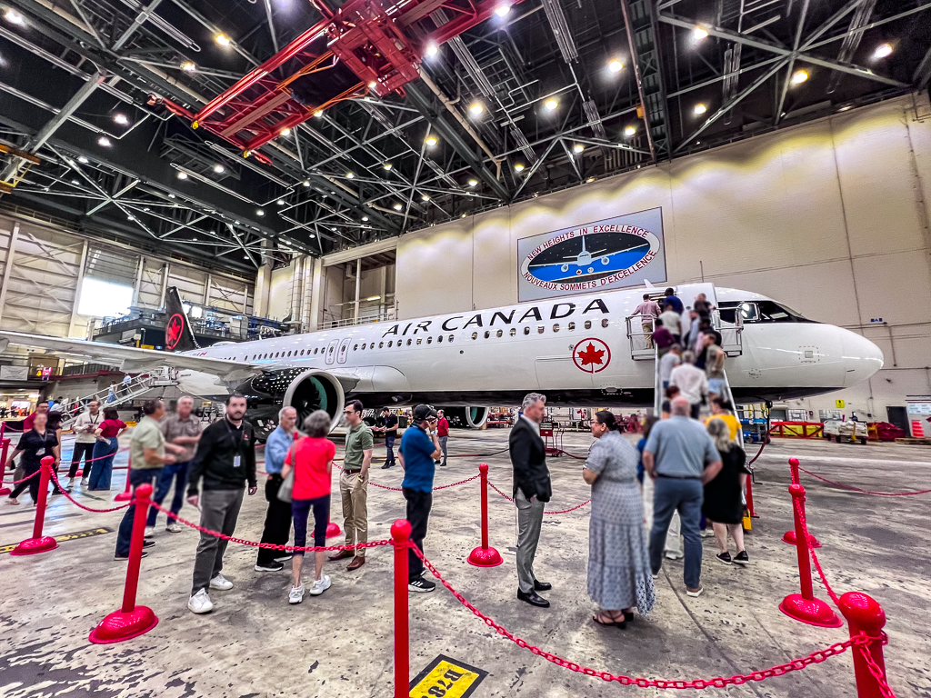 Inauguration A321XLR Air Canada 1212 - Crédit Aline