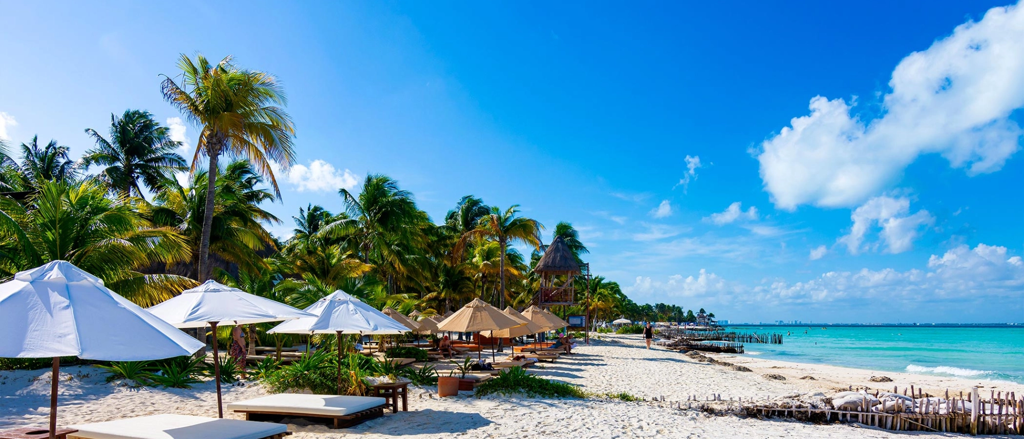 Cancun beach in Mexico, Air Canada Vacations all-inclusive package