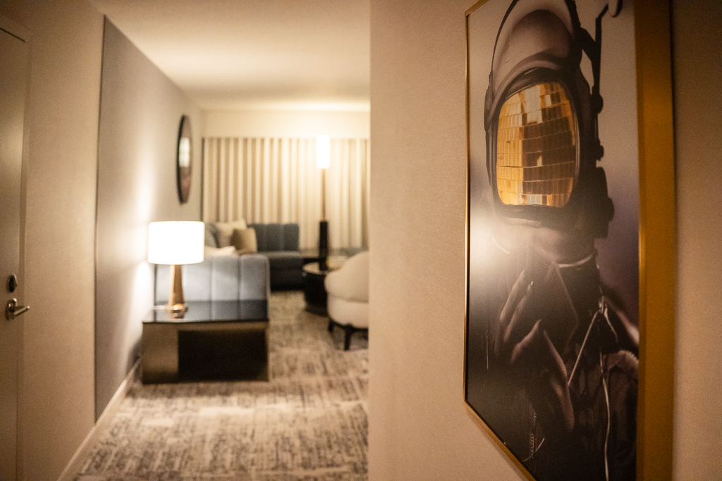 Salle de bain suite lit king, MGM Grand Hotel & Casino, Las Vegas Strip - 42