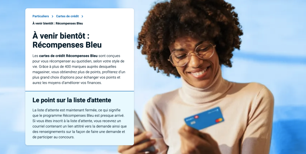 Récompenses Bleu