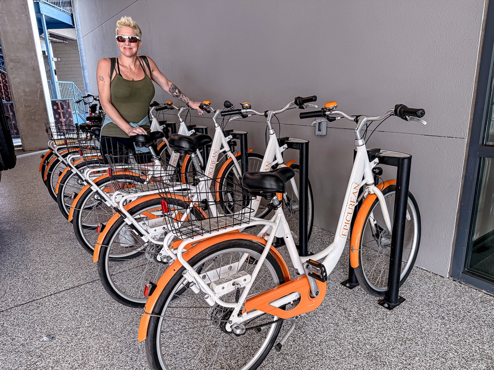 Location de vélos à l'Epicurean Hotel via l'application Zebra
