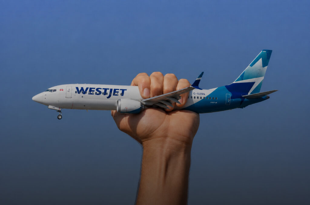 Grève Westjet
