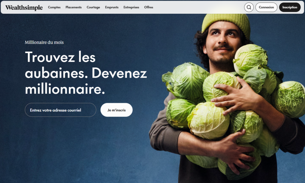 Promotion Wealthsimple - Millionnaire du mois
