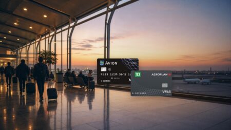 Carte Avion Visa Infinite RBC et Carte Visa Infinite TD Aéroplan côte à côte