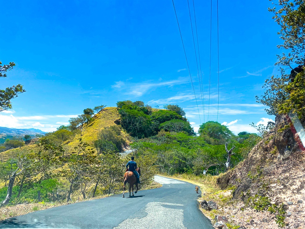 Route de montagne près de Monteverde, Costa Rica